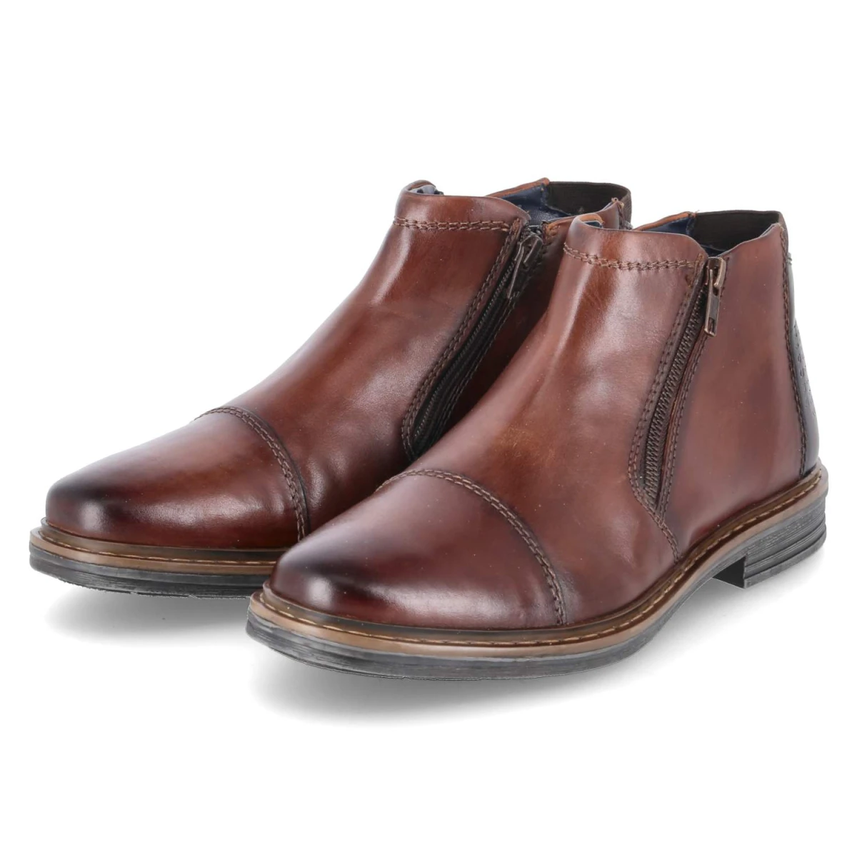Stiefeletten - cognac / dark brown