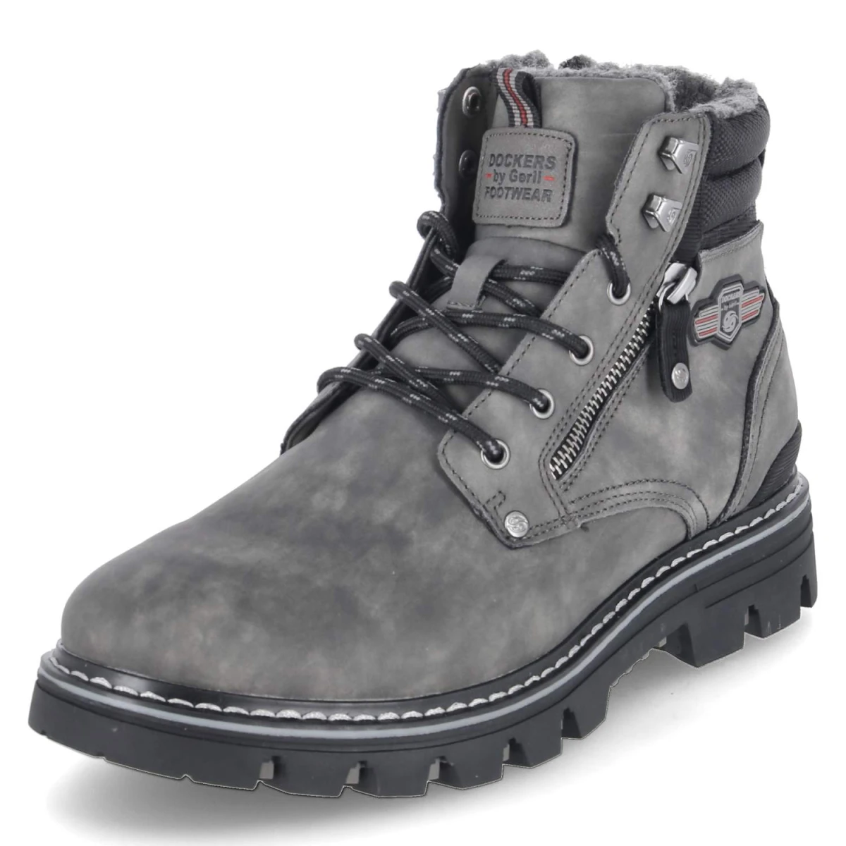 Schnürboots - dunkelgrau