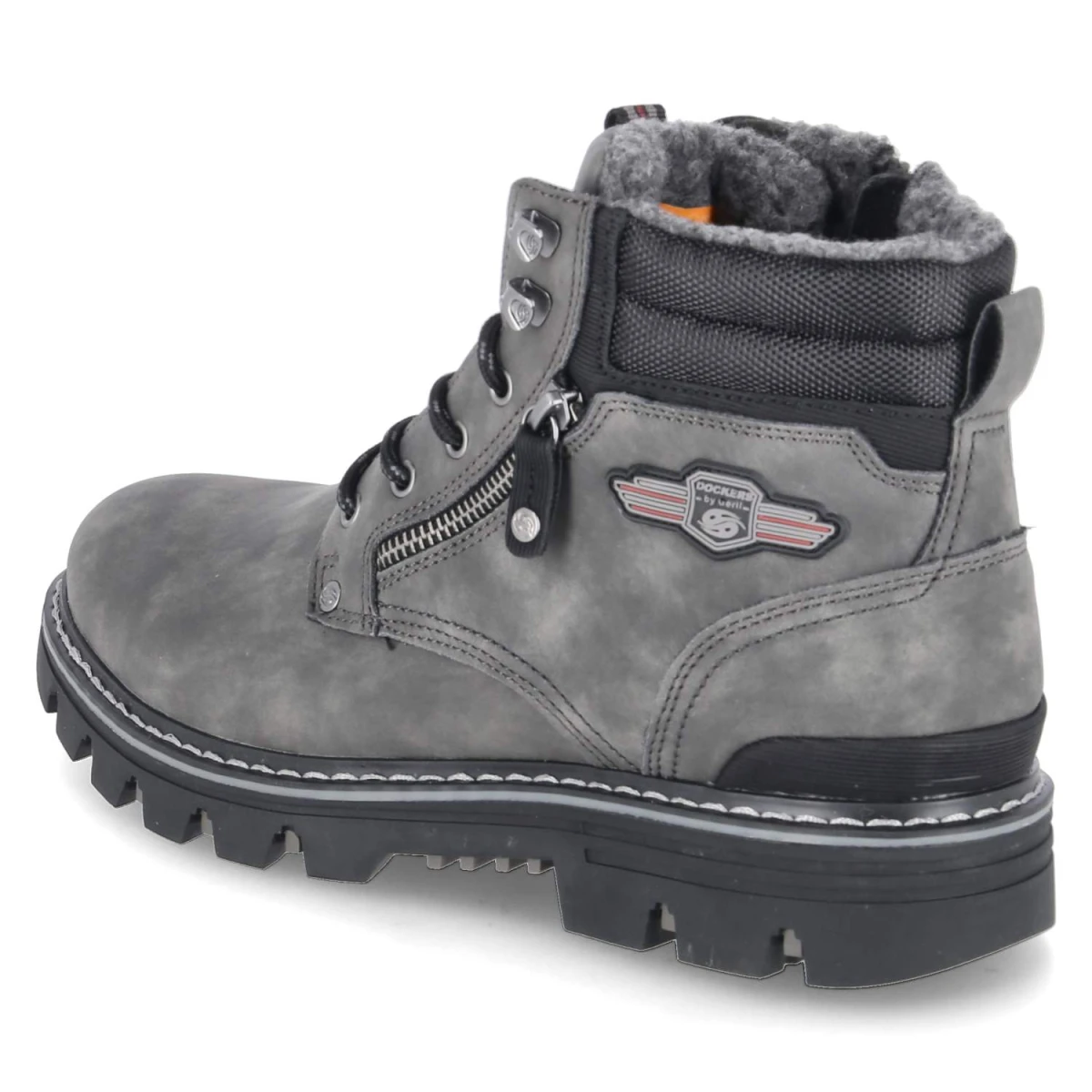 Schnürboots - dunkelgrau