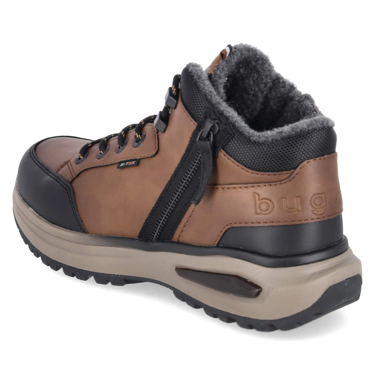 Winterboots - cognac/black