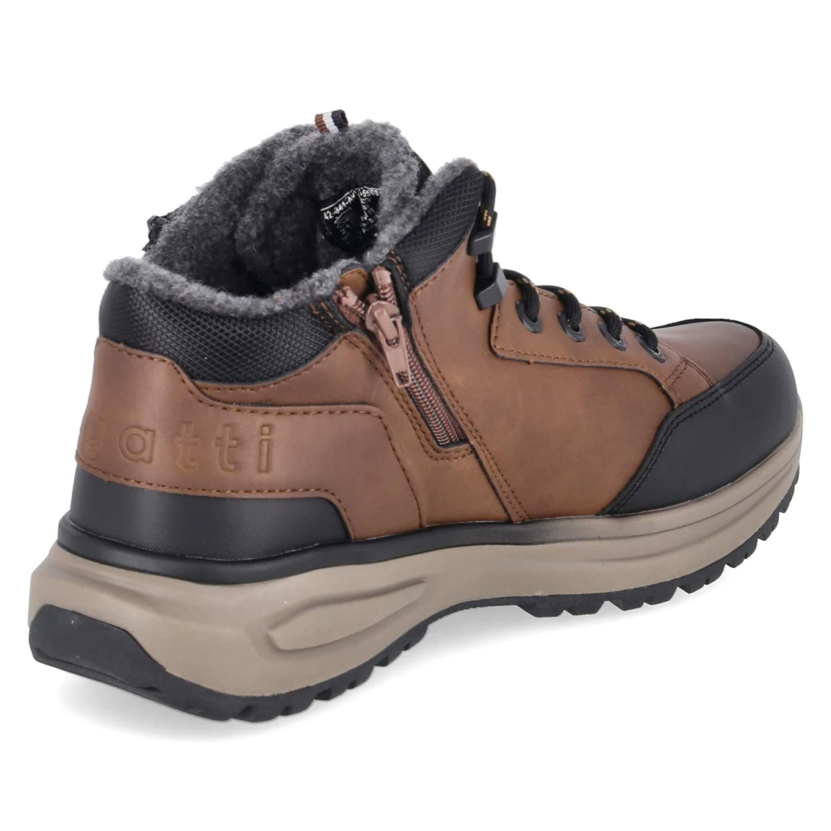 Winterboots - cognac/black