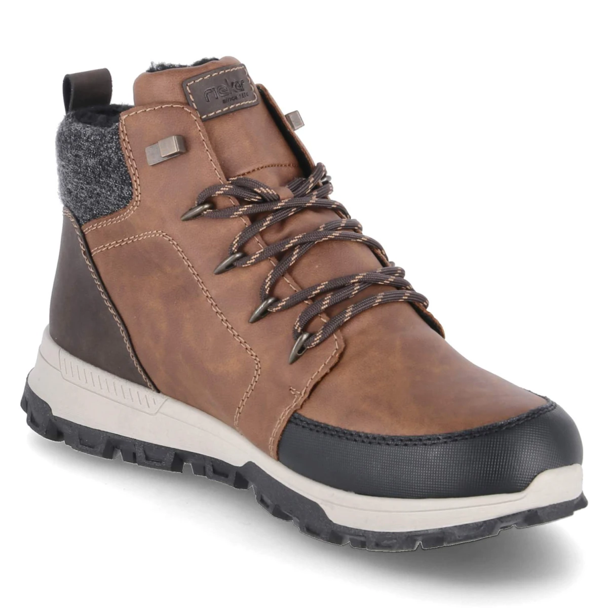 Winterboots - braun kombi