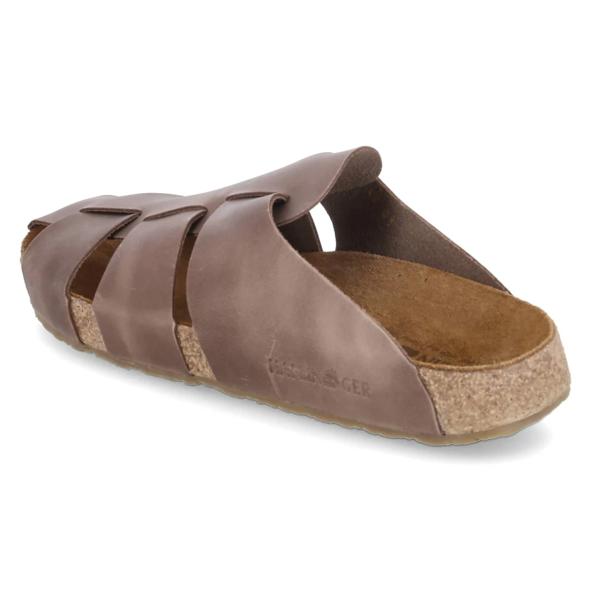 Pantoletten PIUS - dunkelbraun