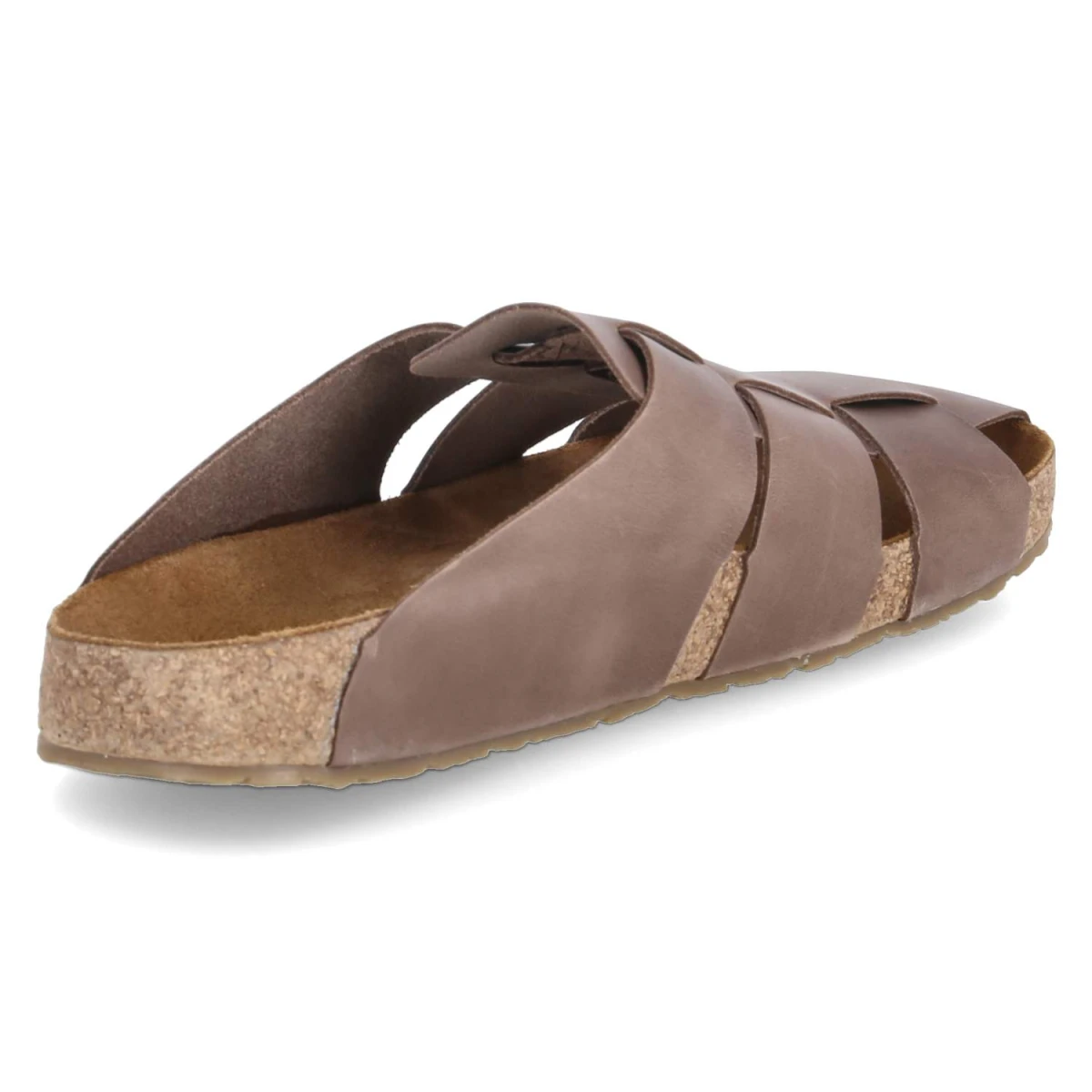 Pantoletten PIUS - dunkelbraun