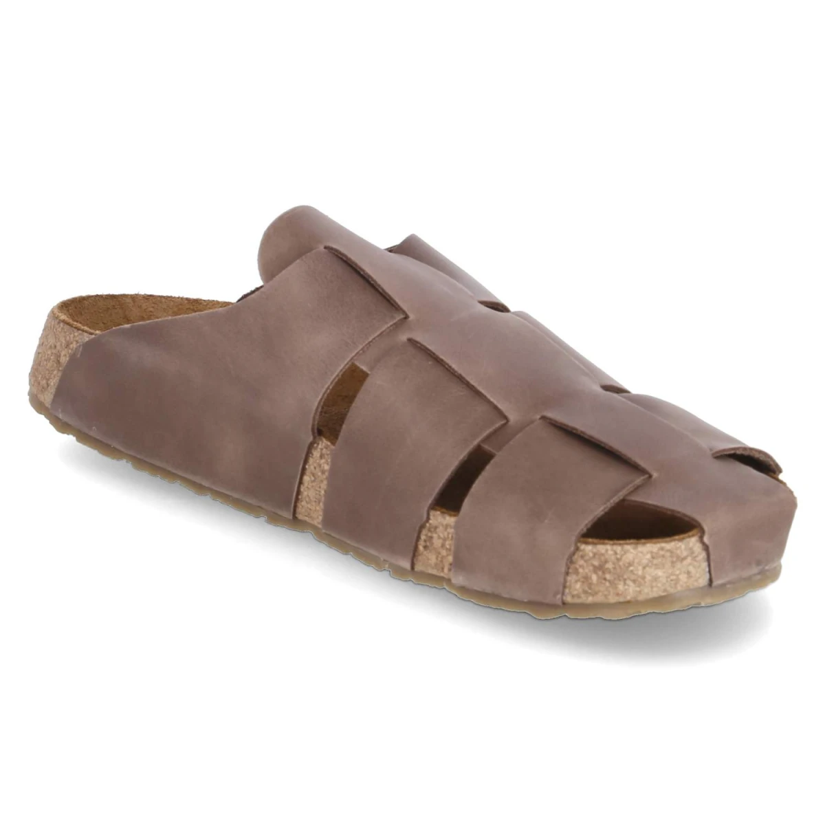 Pantoletten PIUS - dunkelbraun