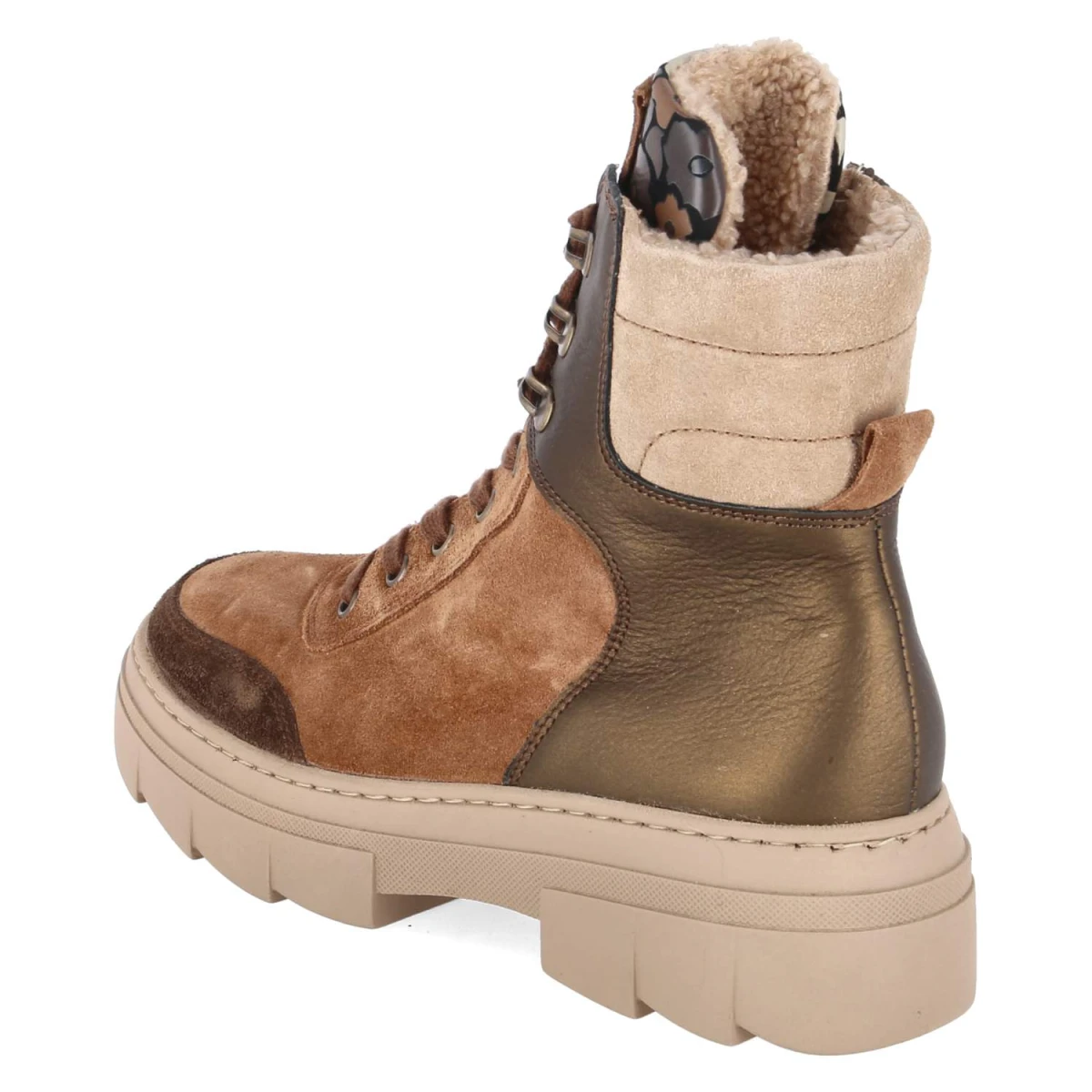 Boots-SAIGA - WOOD COGNAC NUBA