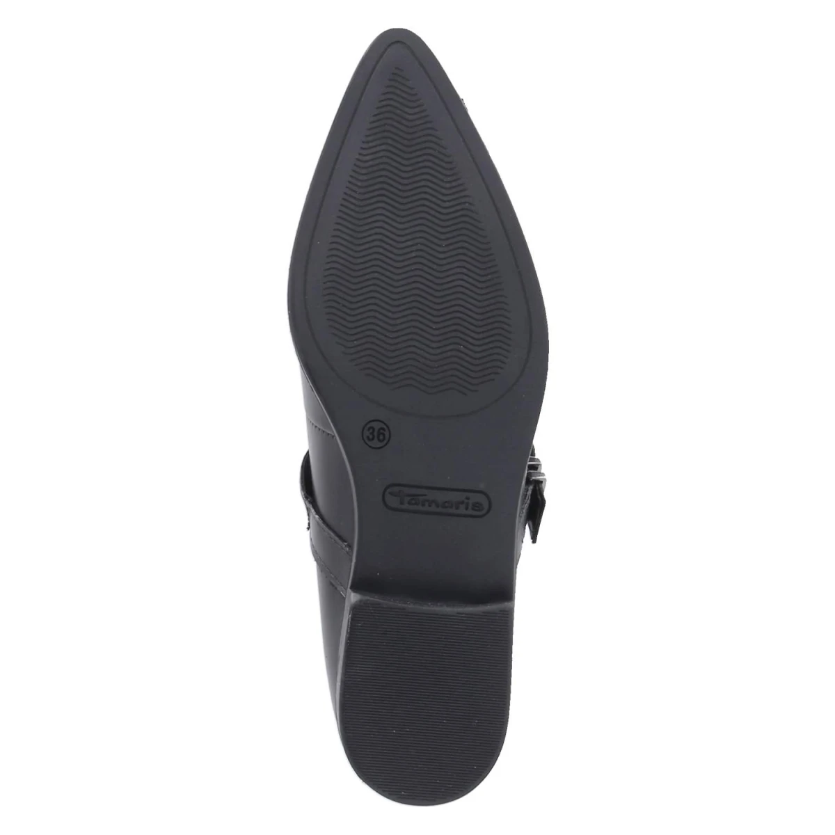 Spangenballerinas - BLACK LEATHER