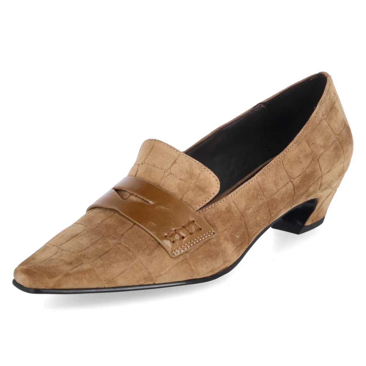 Hochfront-Pumps - Cuoio+Acacia