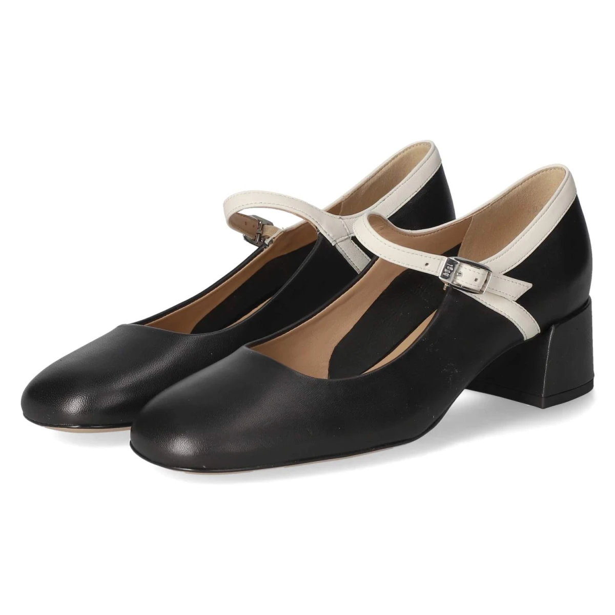 Riemchenpumps - schwarz/waxpaper