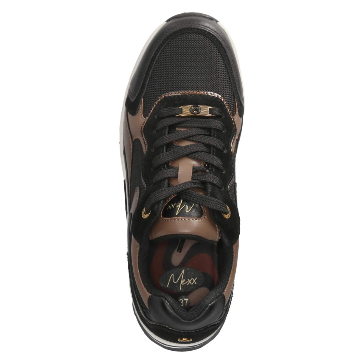 Low Sneaker PORTIA LOVE - Black/Brown