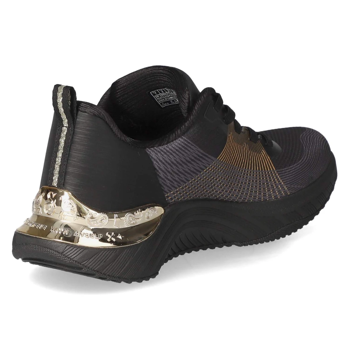 Low Sneaker CYBER WALKER - Black/Gold