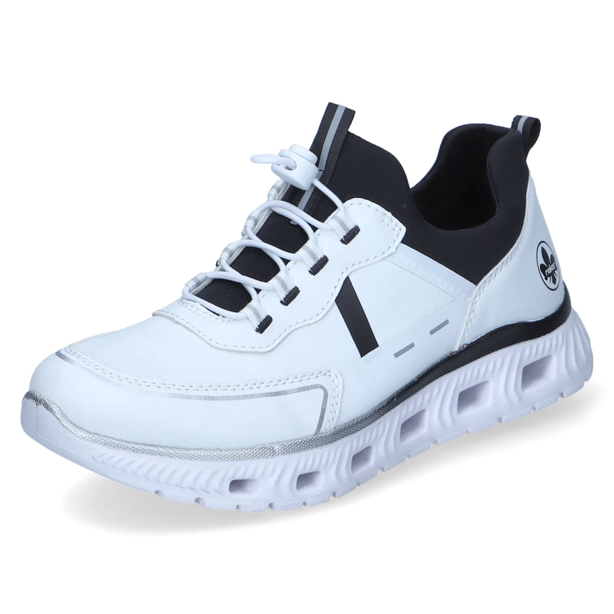 Slip-On-Sneaker - weiss/bianco/schwarz/schwarz