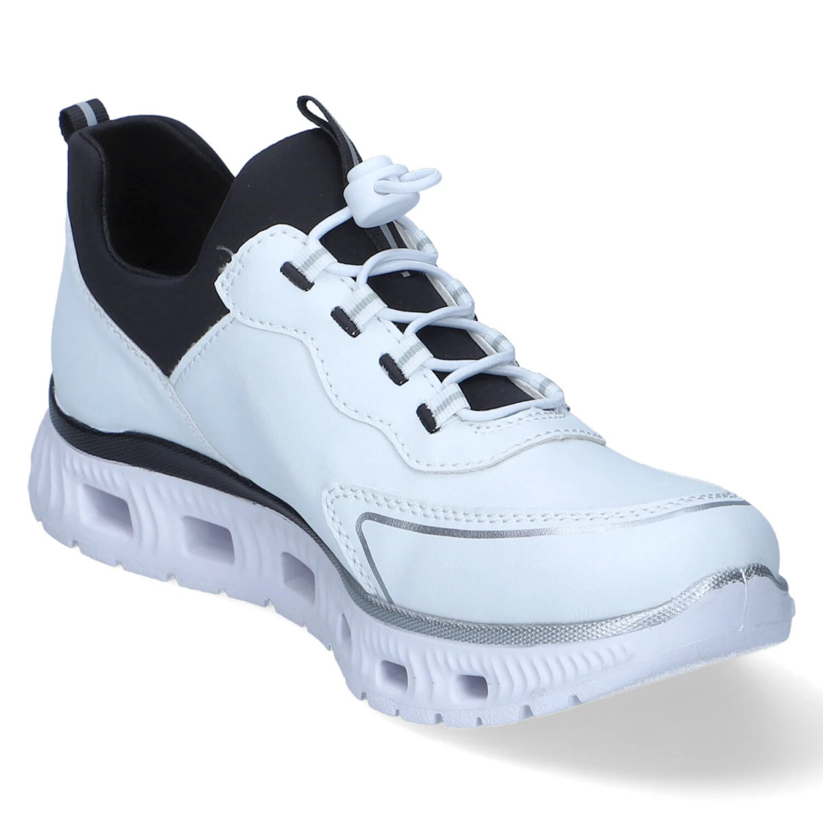 Slip-On-Sneaker - weiss/bianco/schwarz/schwarz