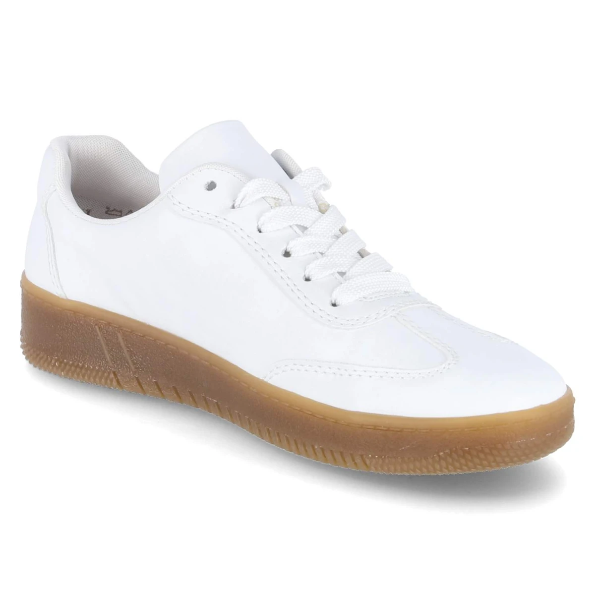 Low Sneaker - weiss/camel