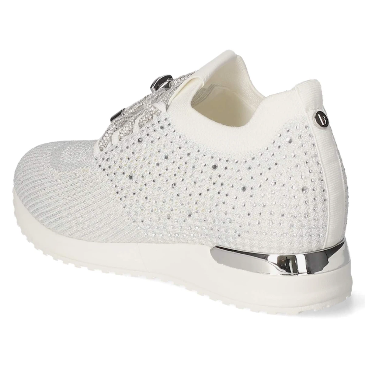 Low Sneaker - white silver