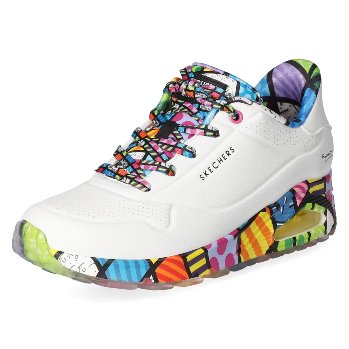 Slip Ins Sneaker UNO Britto Landscape - white/multi