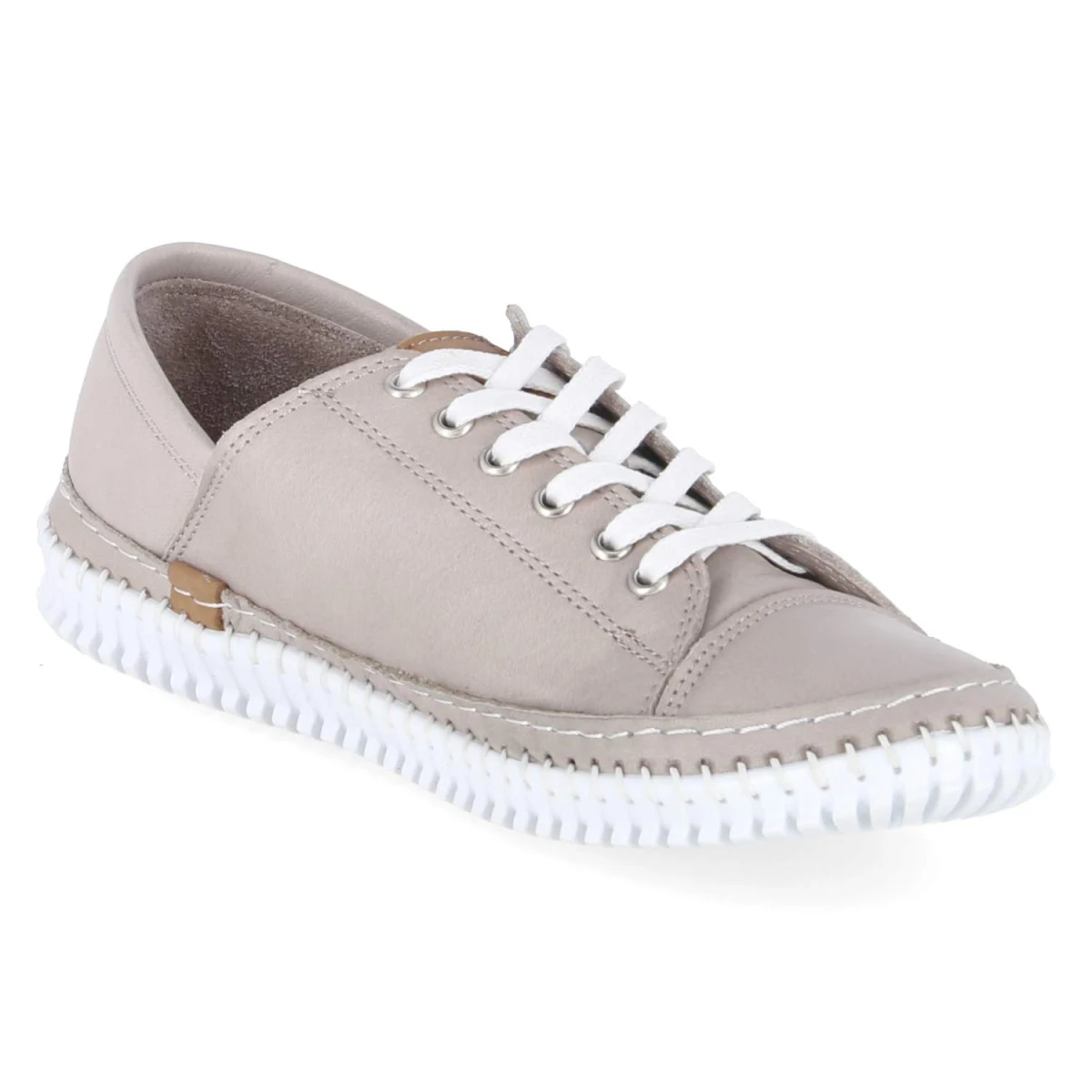 Halbschuhe - silbergrau