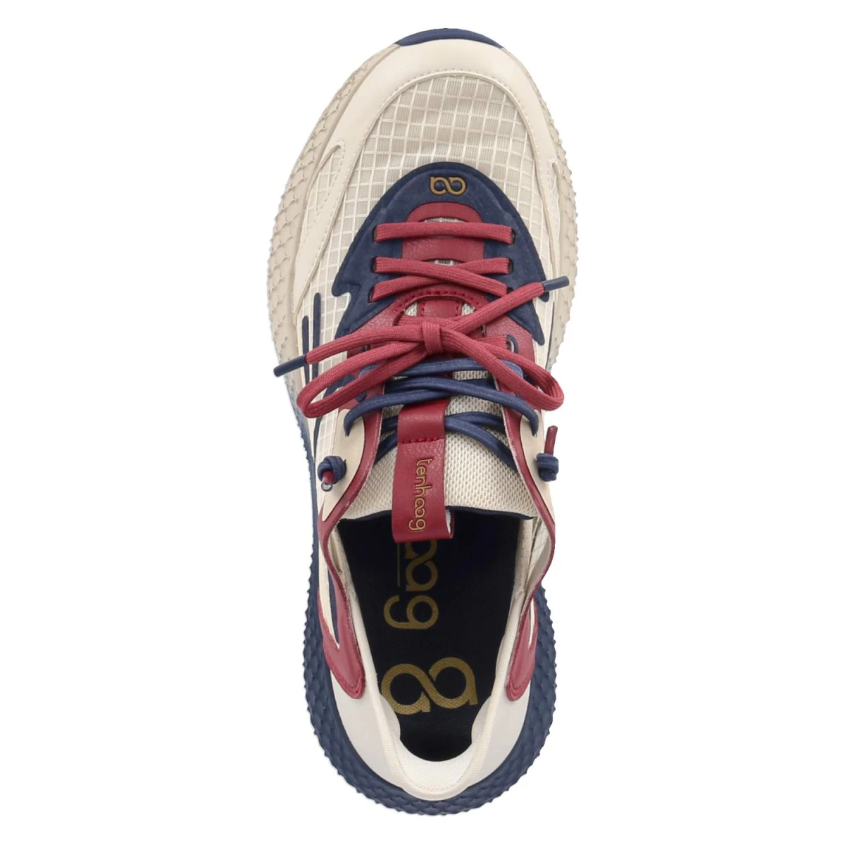 Sneaker EASYHAAG - Beige/Navy/Red