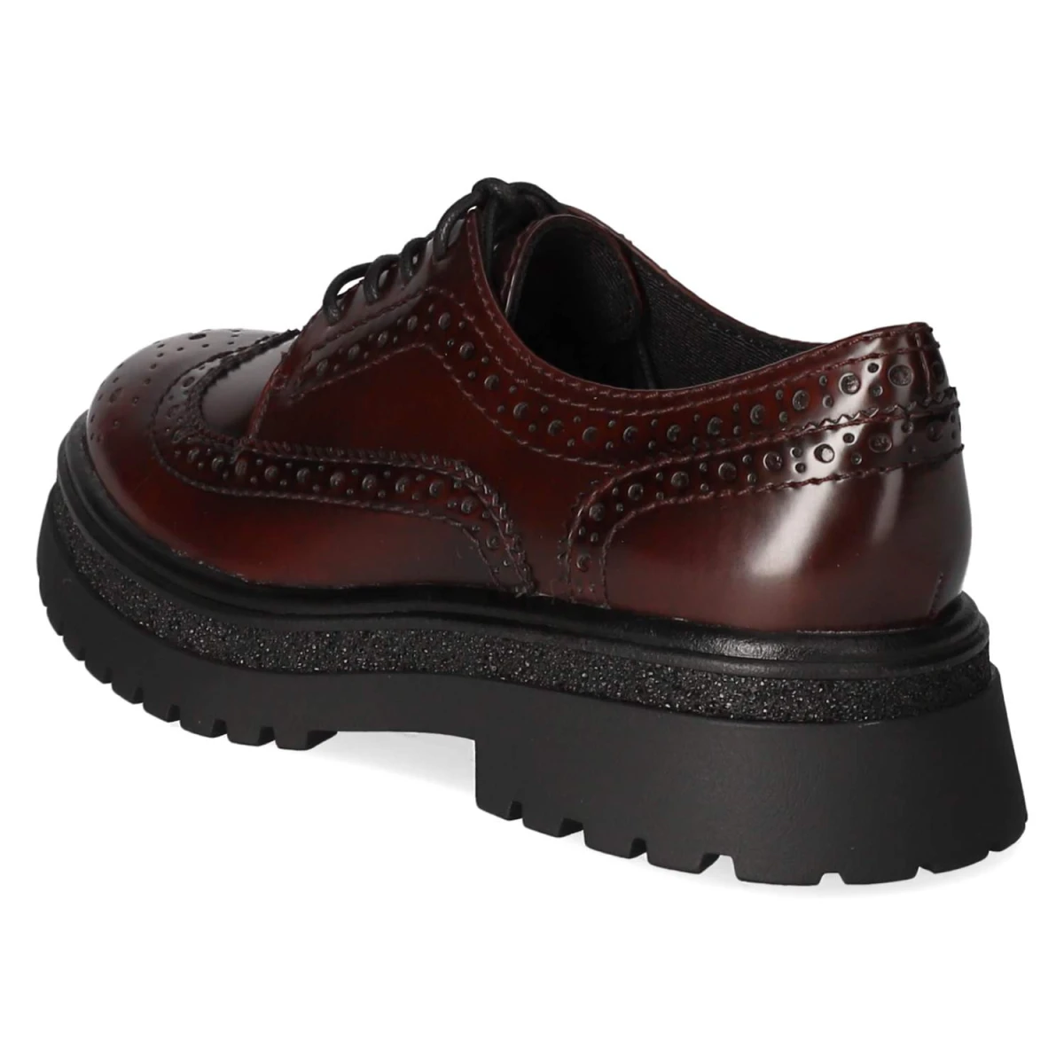 Schnürschuhe - merlot