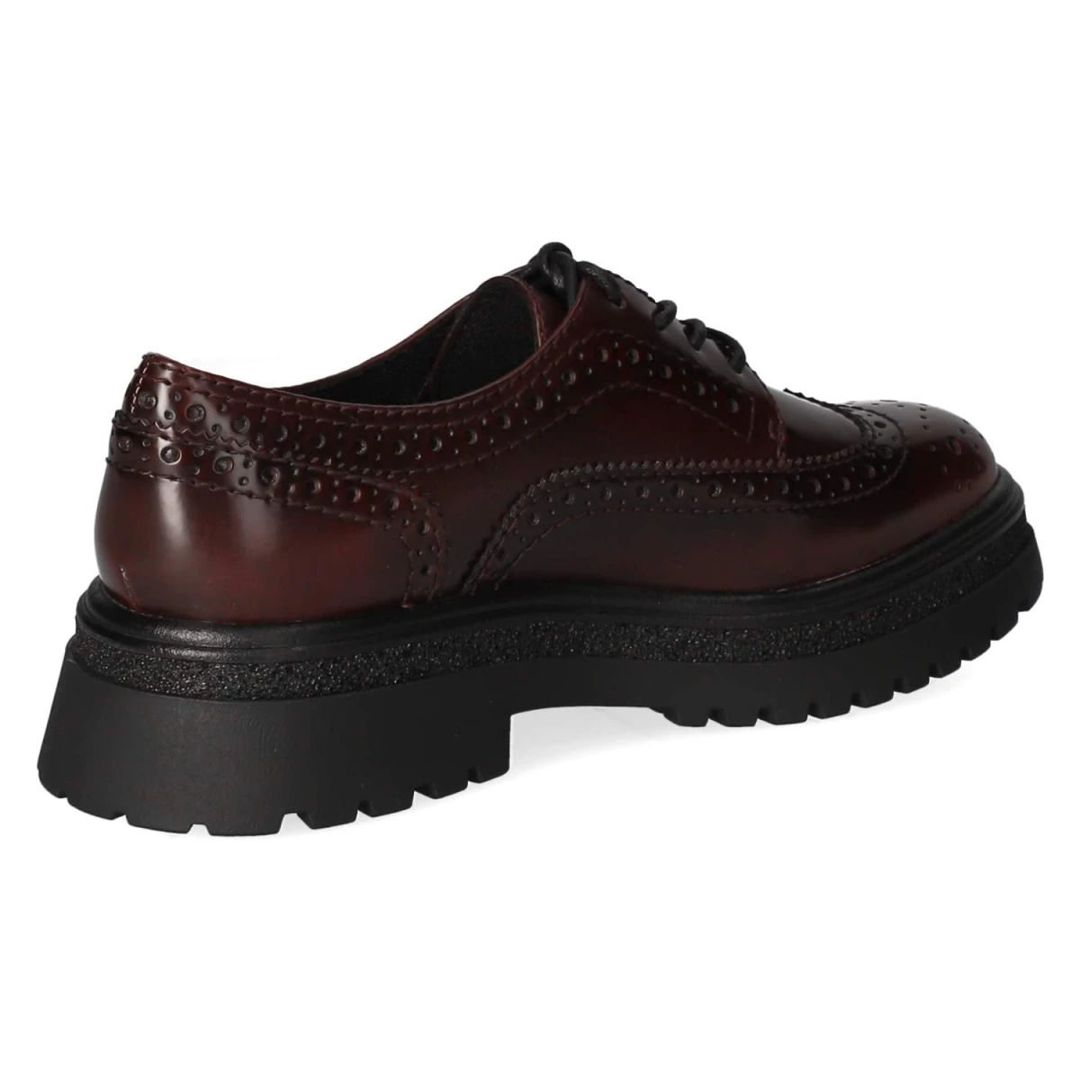 Schnürschuhe - merlot