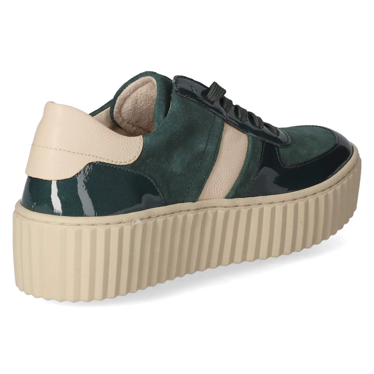 Low Sneaker - dark petrol/sand