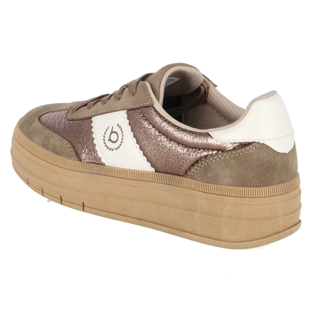 Low Sneaker YAS - mid-brown / metallics