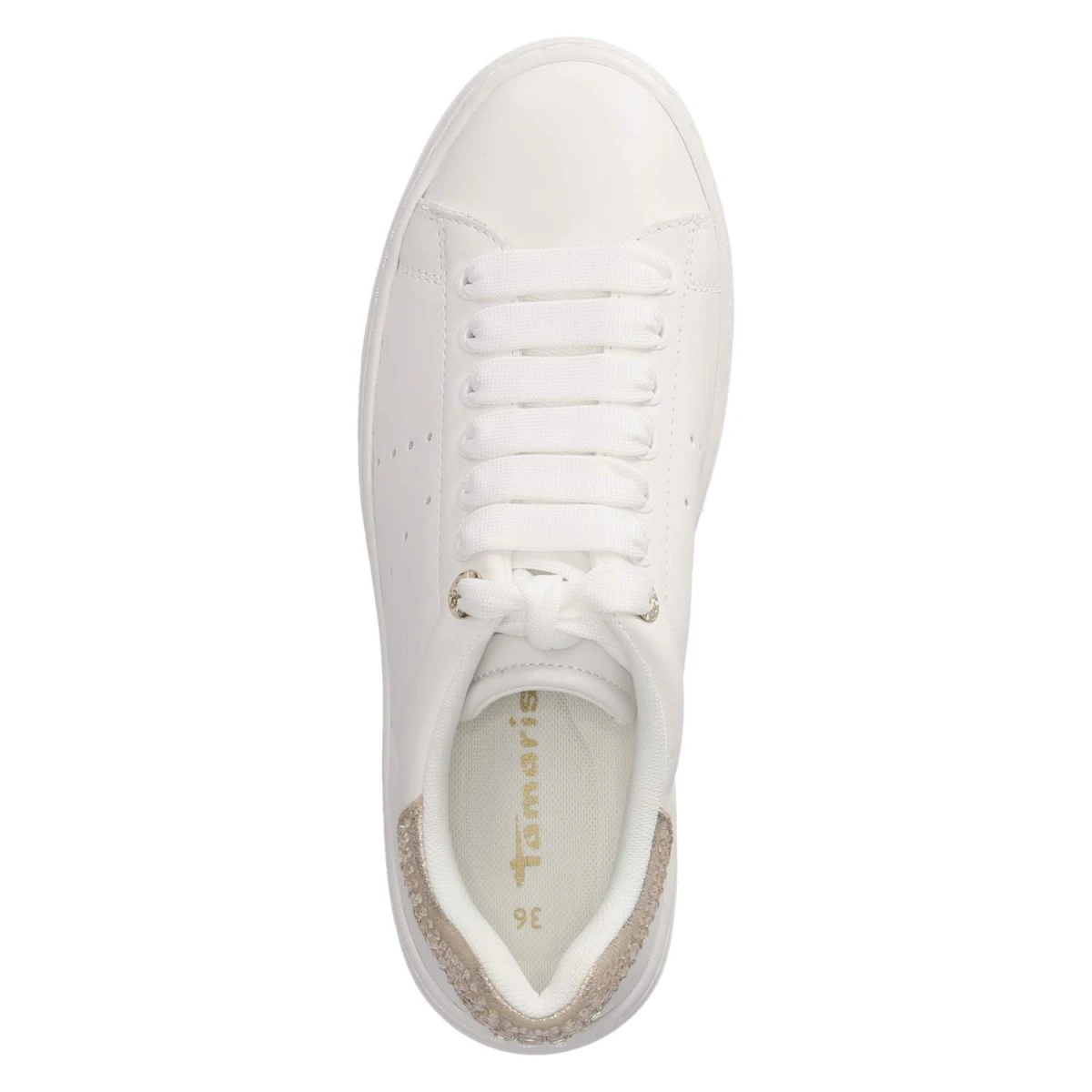 Low Sneaker - WHITE/CHAMPAGNE