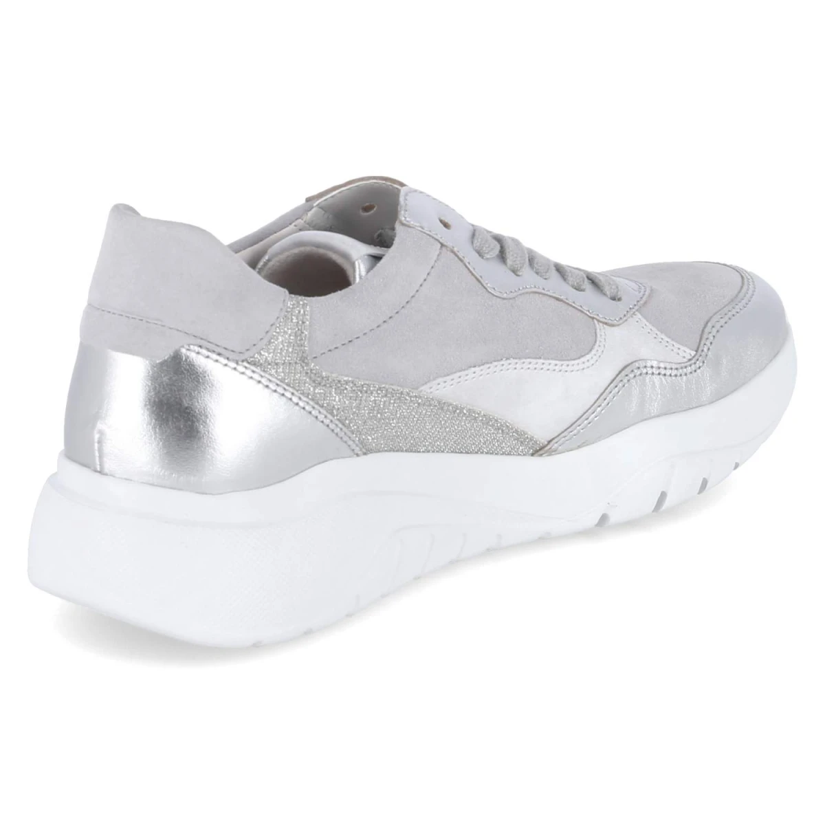 Low Sneaker - silber kombi
