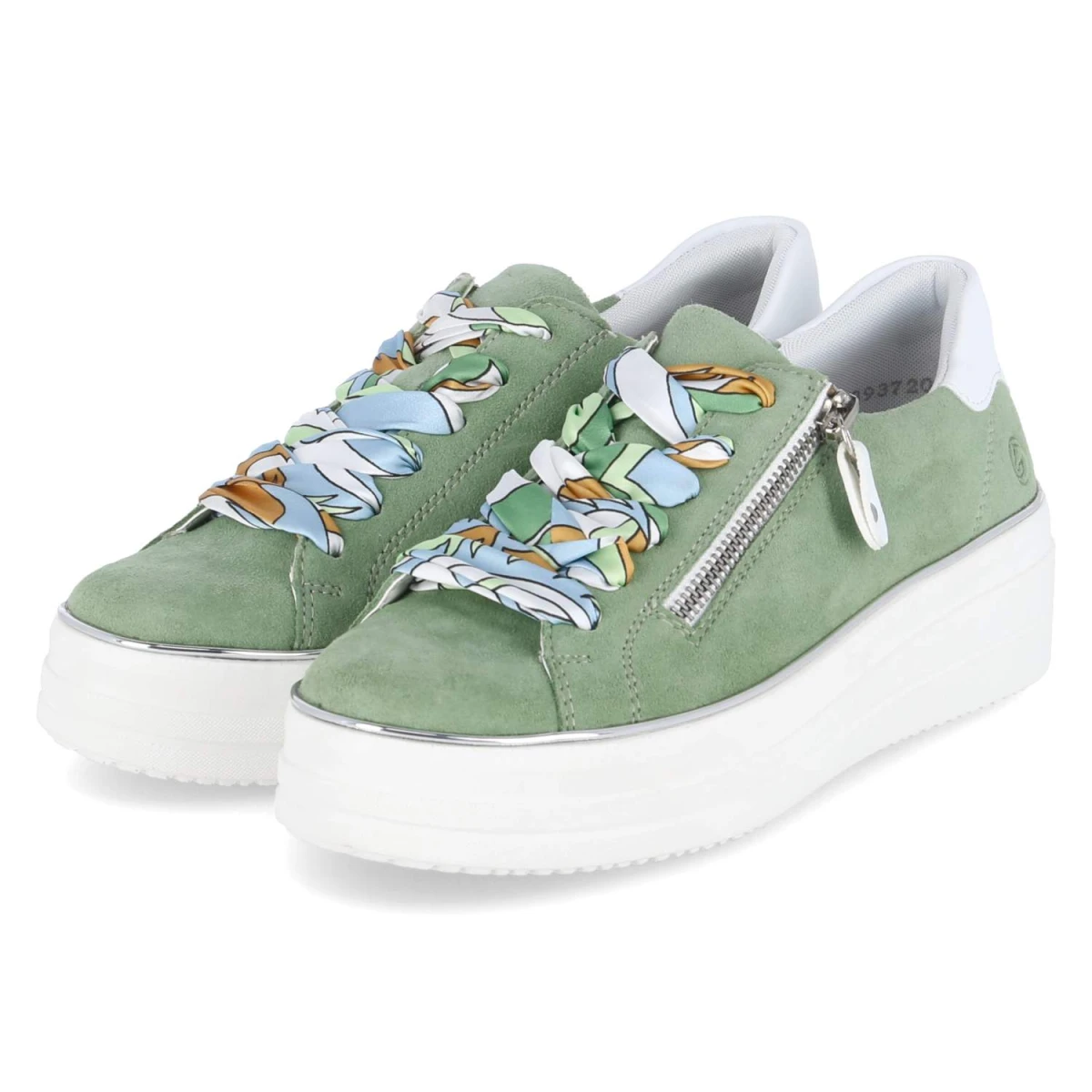 Halbschuhe - grün kombi