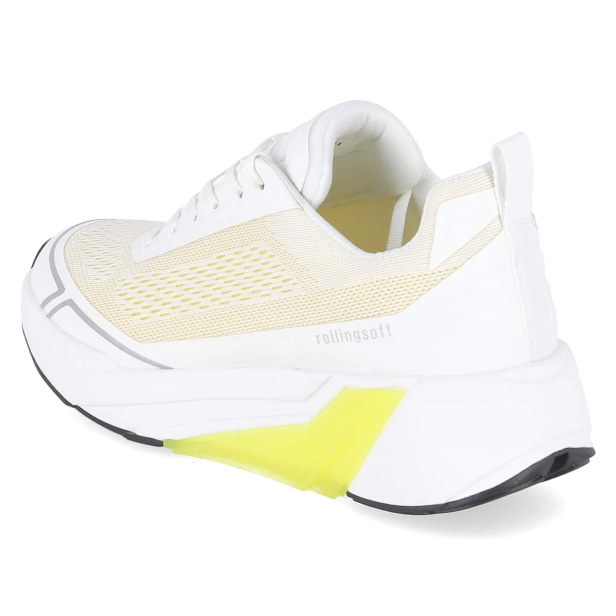 Low Sneaker - weiss/yellow