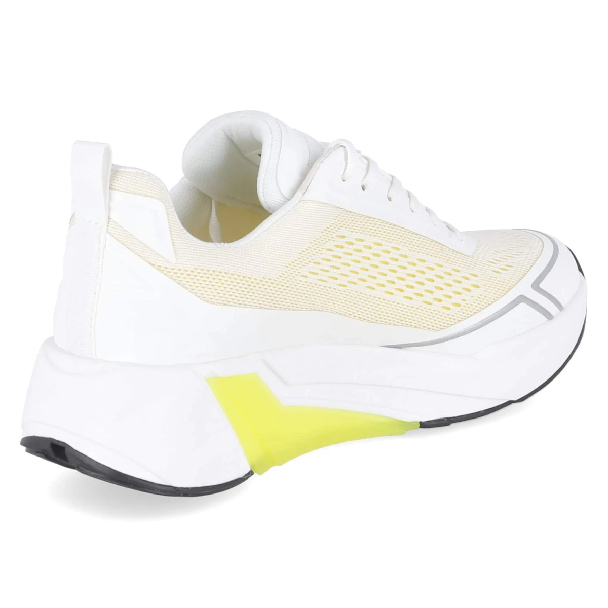 Low Sneaker - weiss/yellow