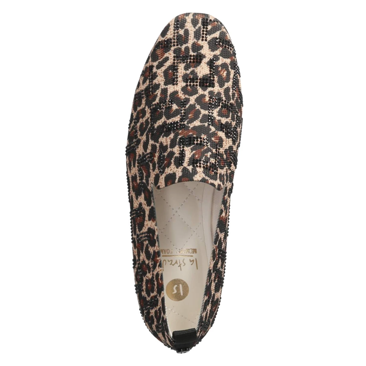 Slipper - beige leopard
