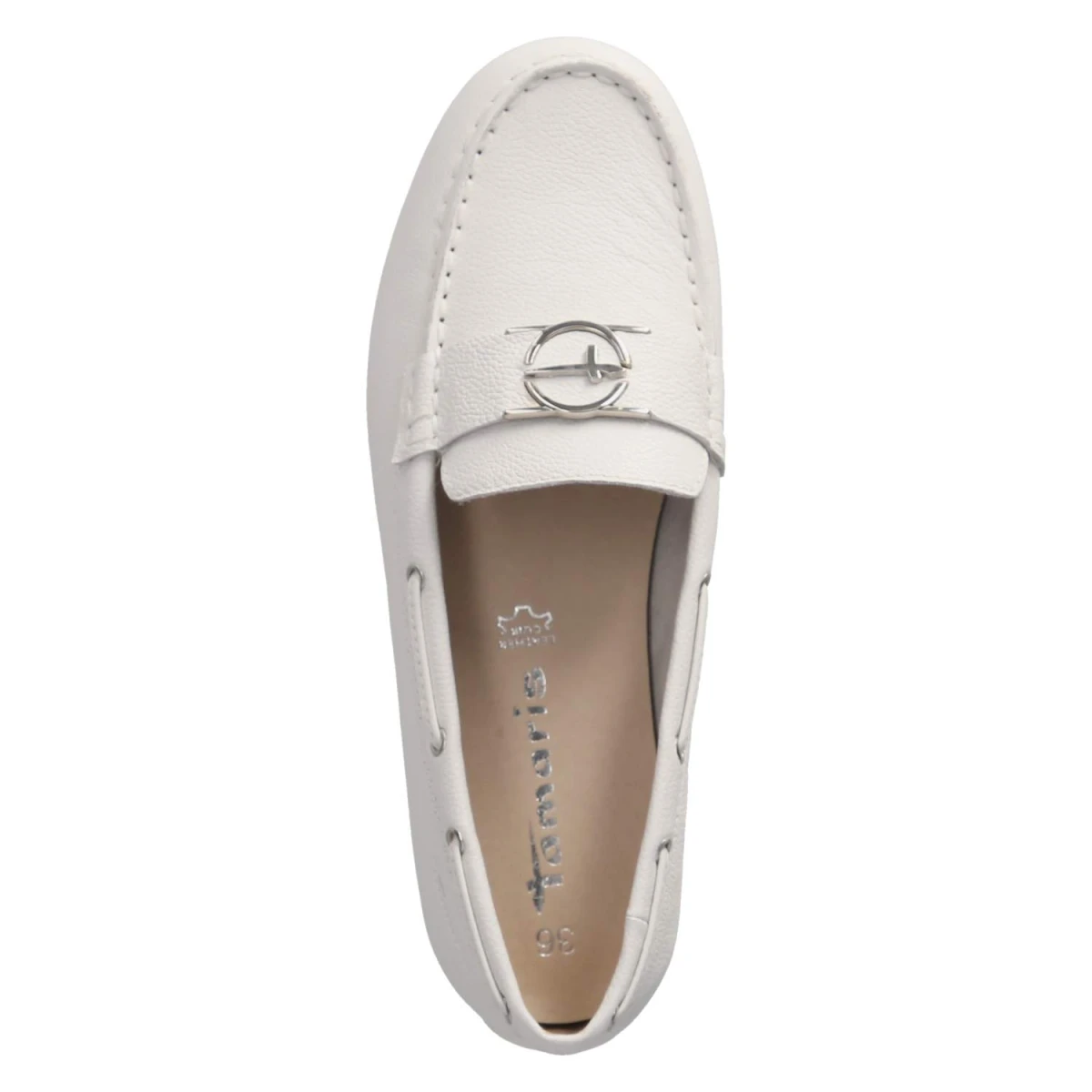 Mokassins - WHITE LEATHER