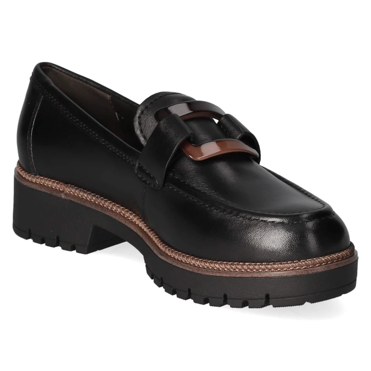 Slipper - BLACK LEATHER