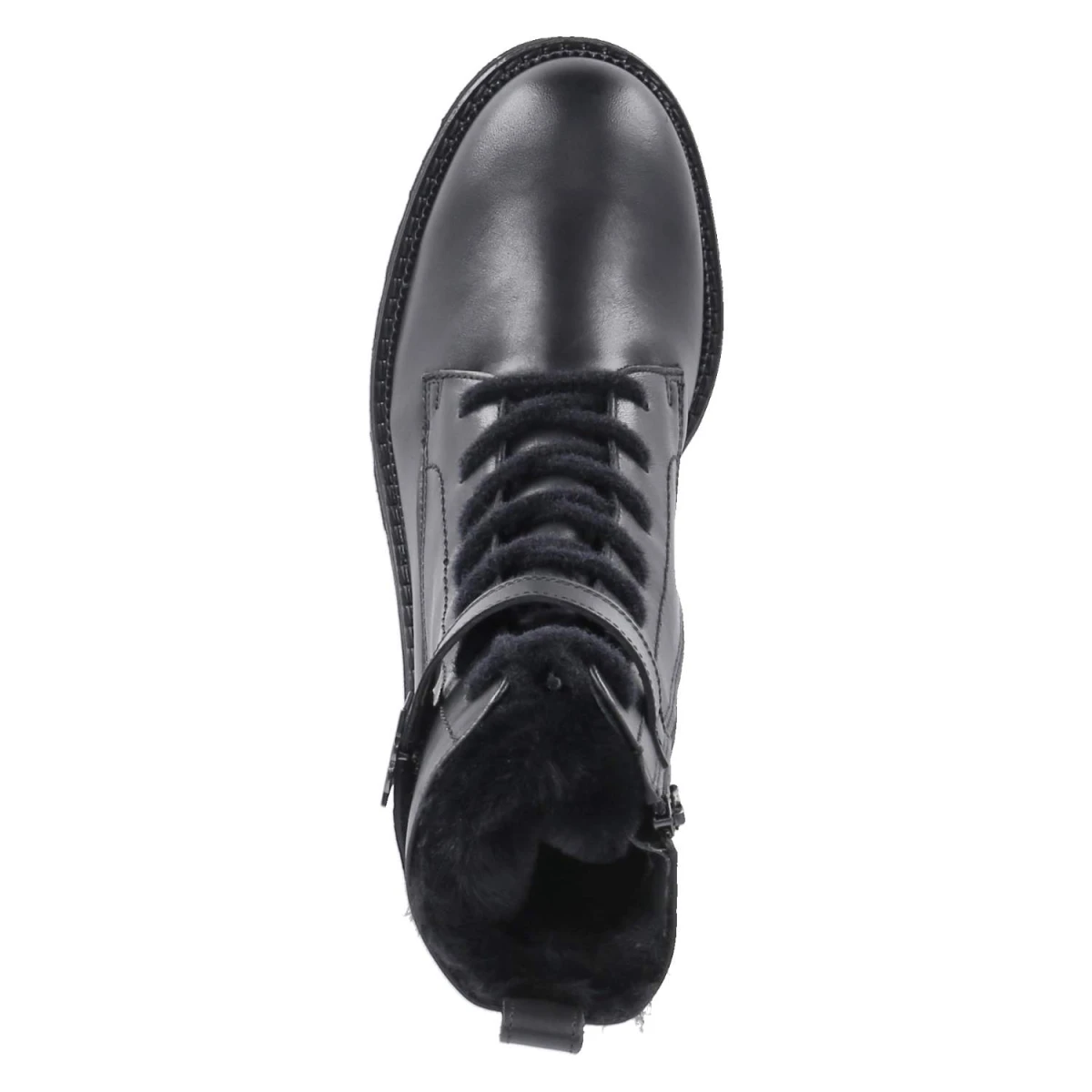 Schnürstiefeletten - black