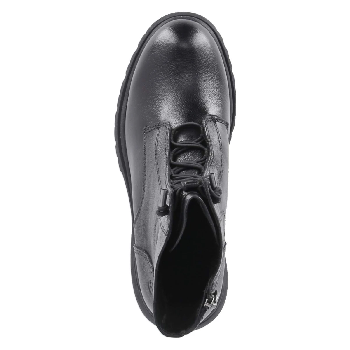 Schnürboots - BLACK LEATHER