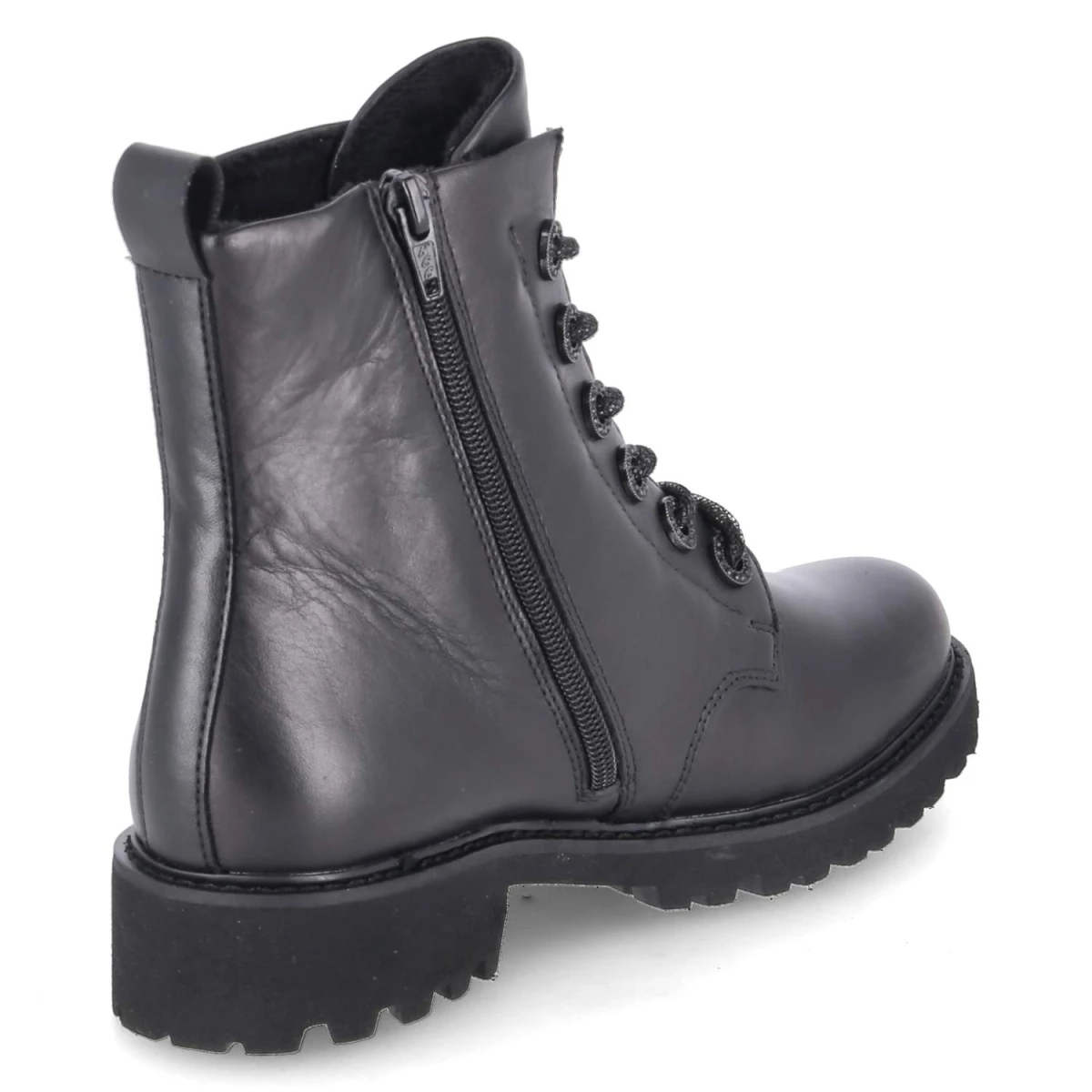 Schnürboots - schwarz