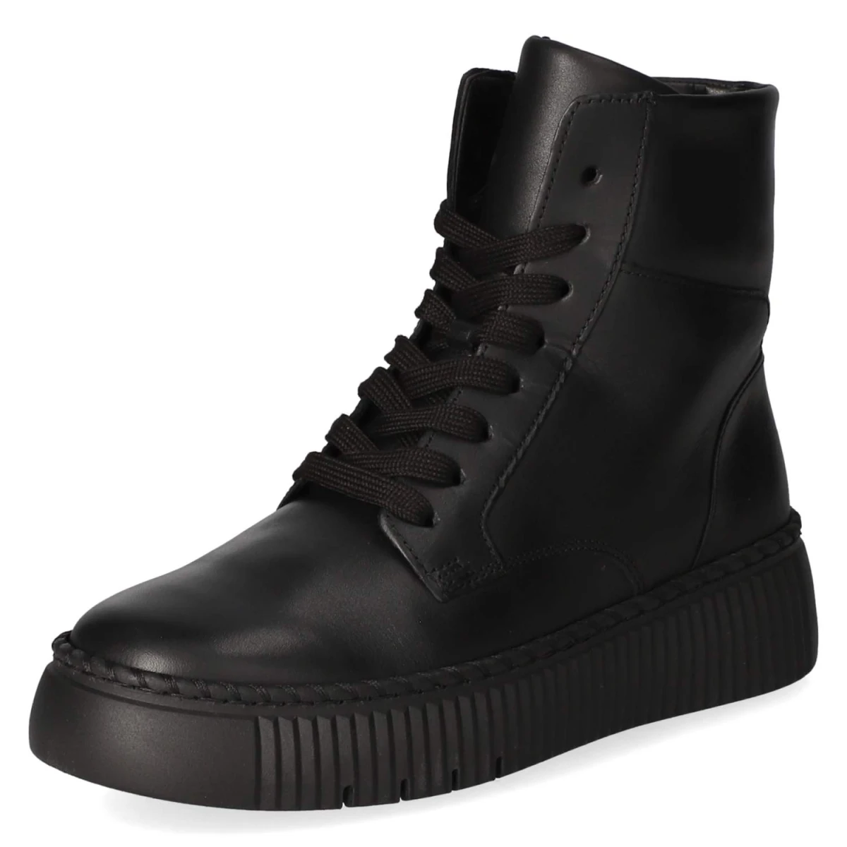 Schnürstiefeletten - BLACK
