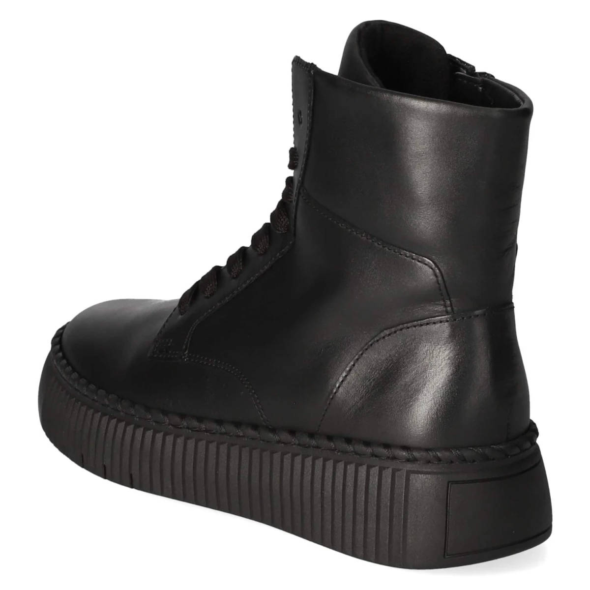 Schnürstiefeletten - BLACK