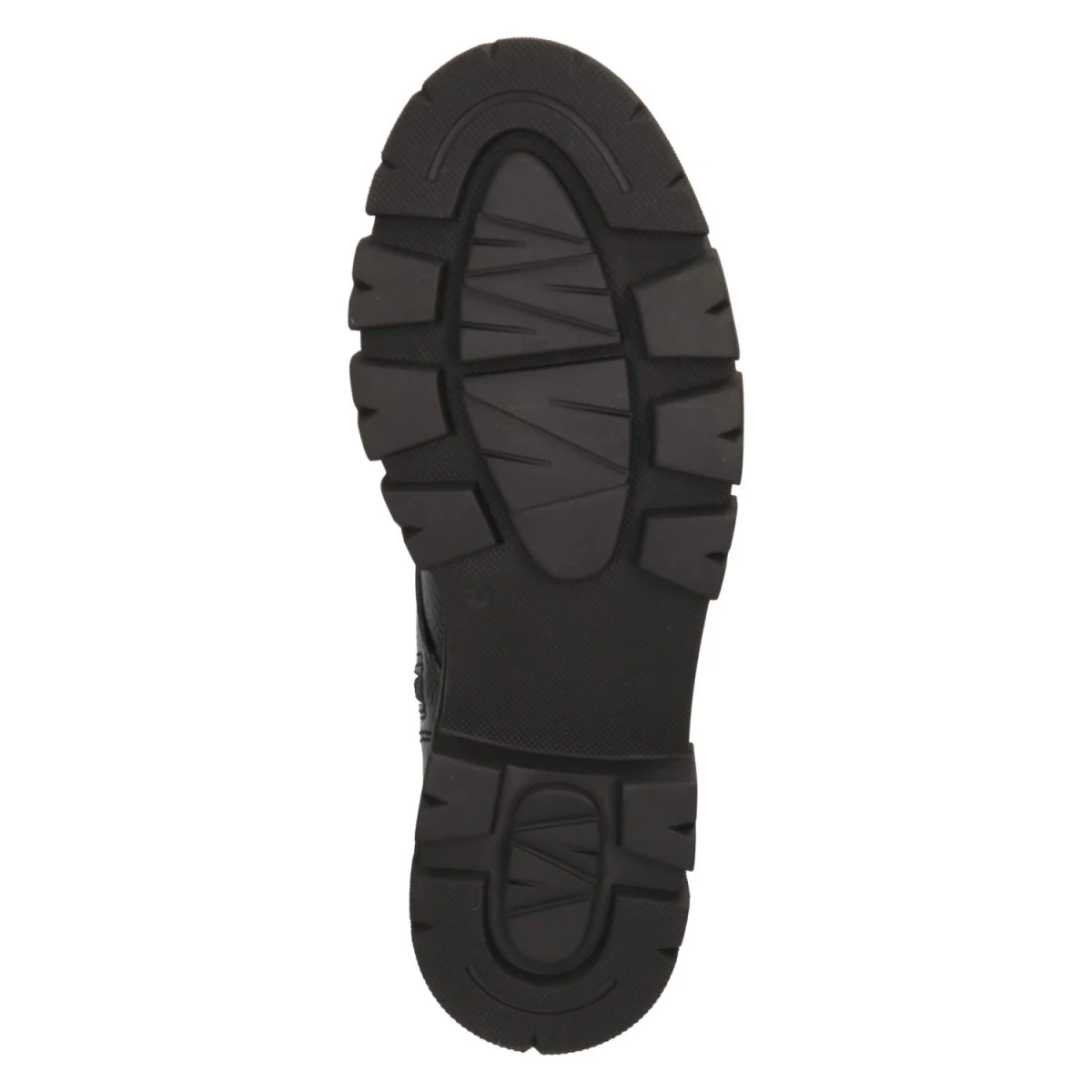 Schnürstiefeletten CASTLE - BLACK
