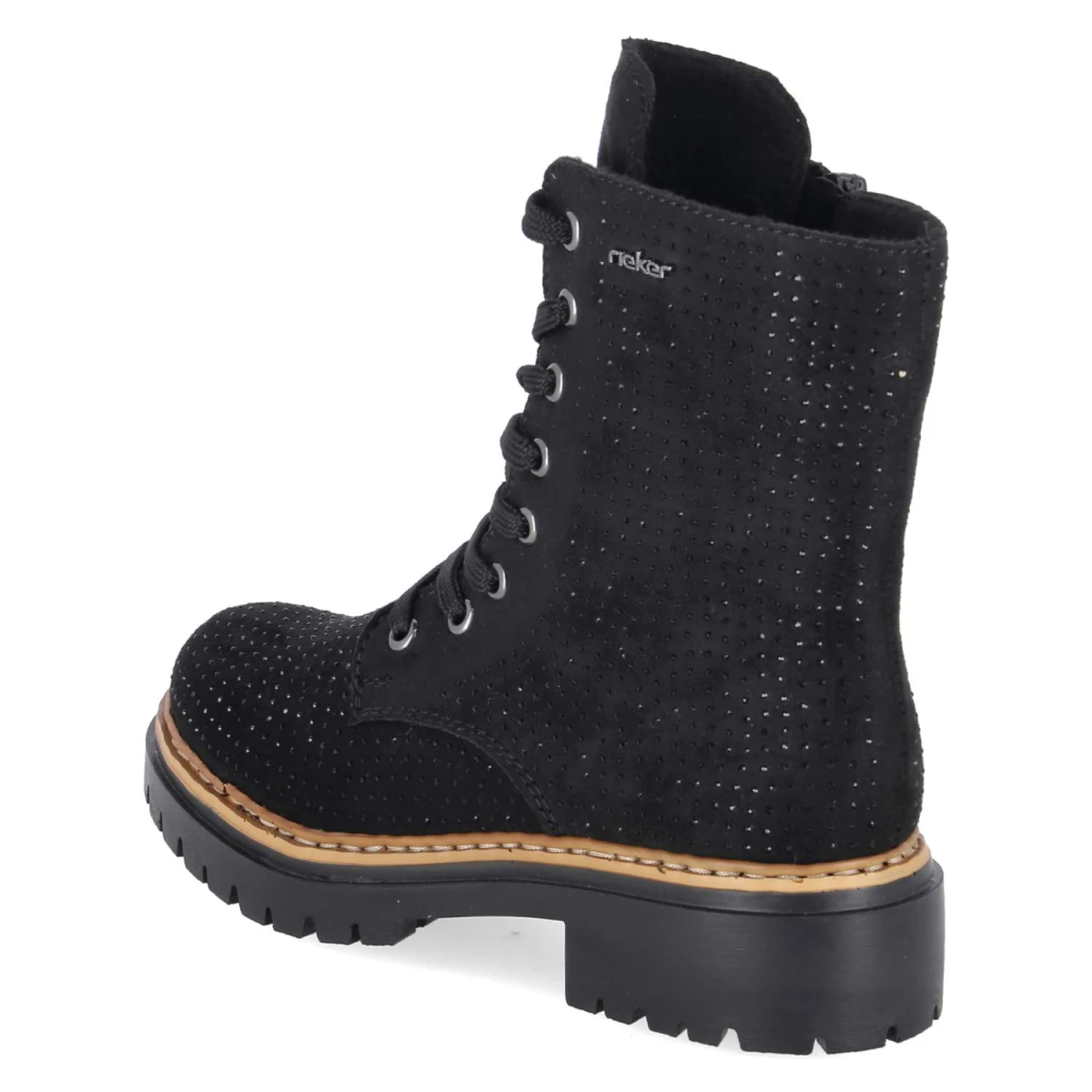 Schnürboots - schwarz