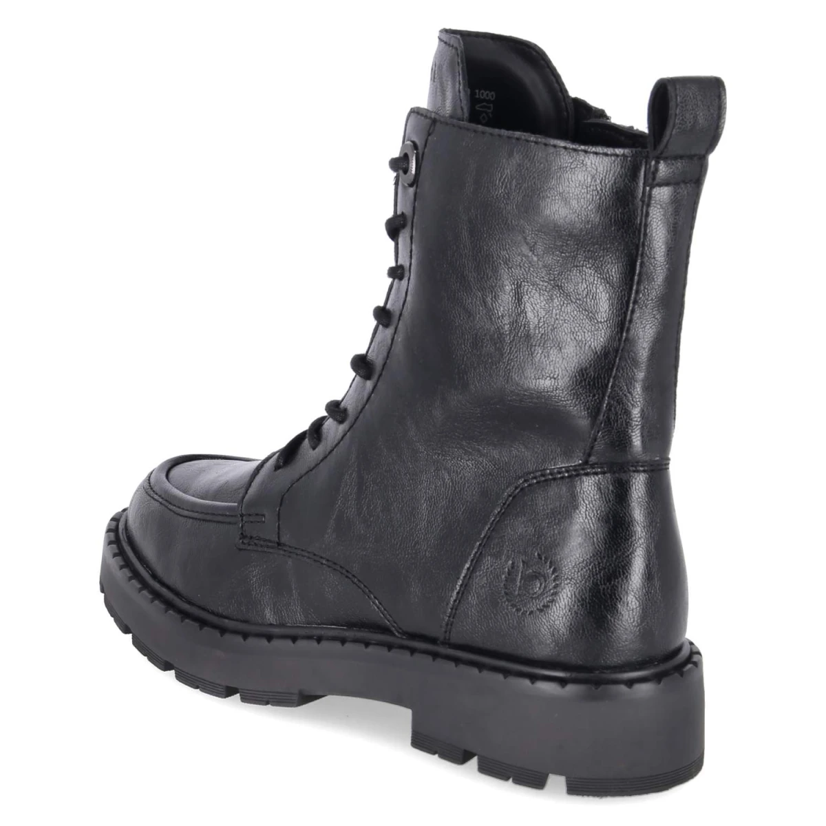 Schnürstiefeletten - black