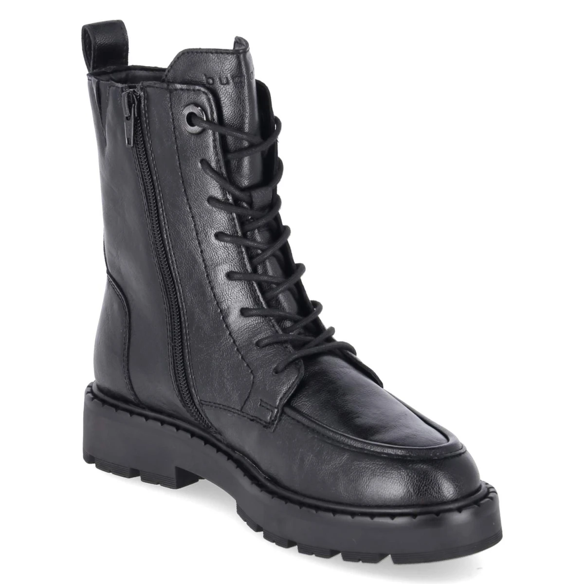 Schnürstiefeletten - black