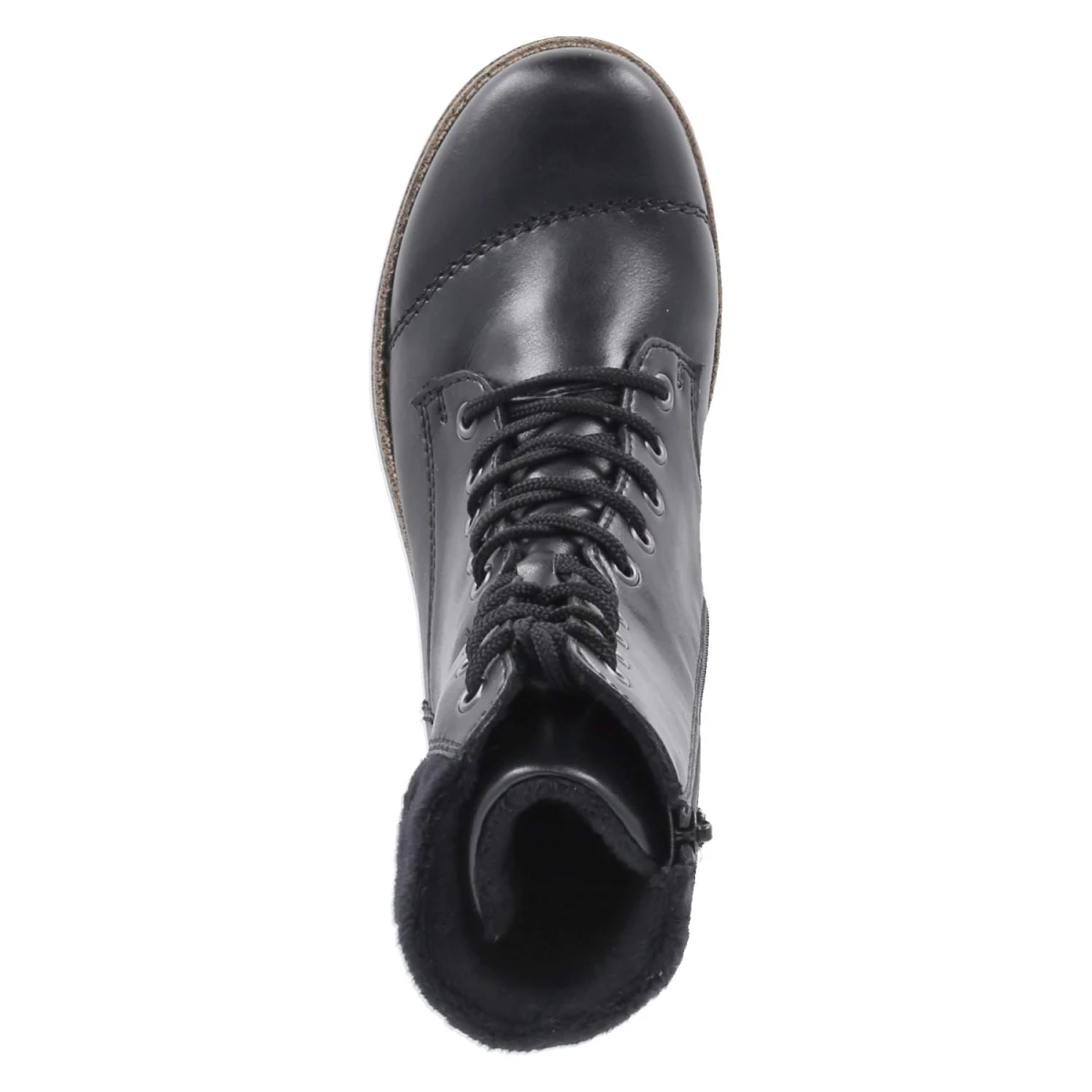 Schnürstiefeletten - schwarz/schwarz