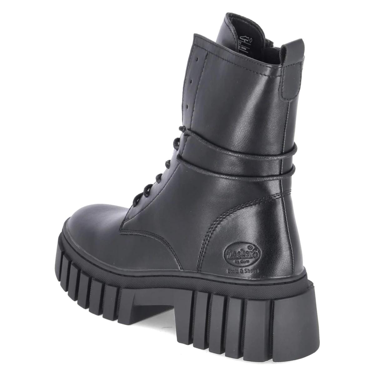 Schnürboots - schwarz