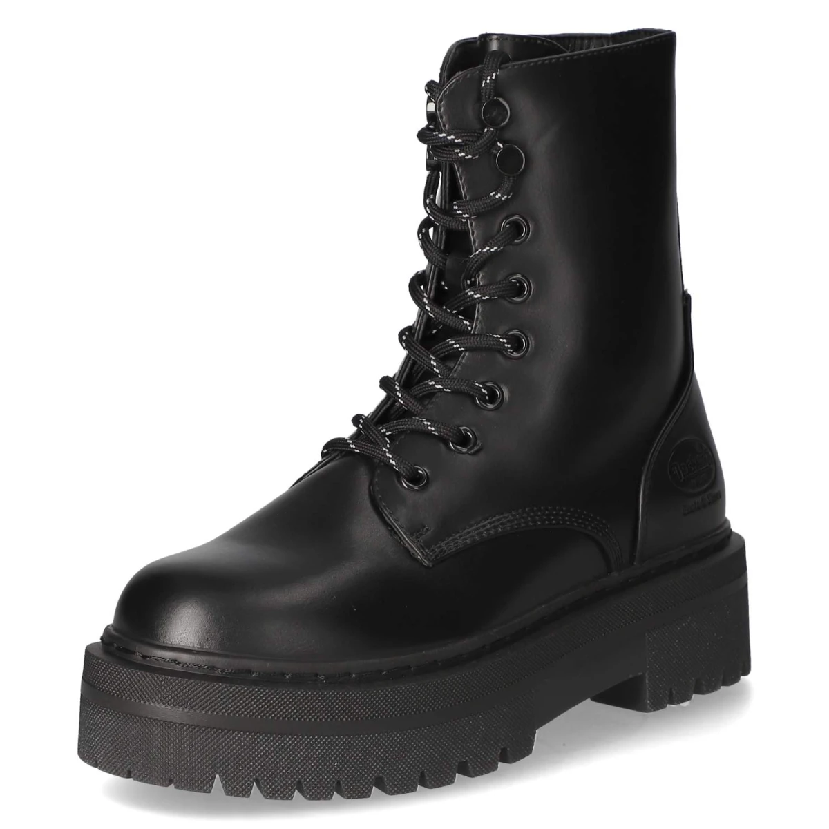 Schnürstiefeletten - allblack