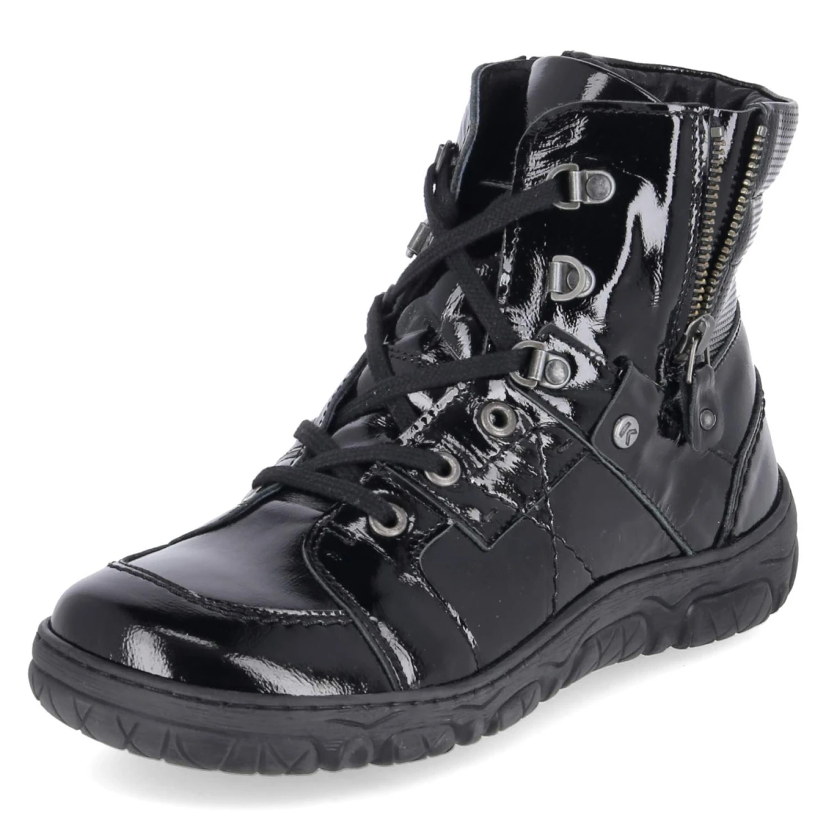 Schnürboots - schwarz