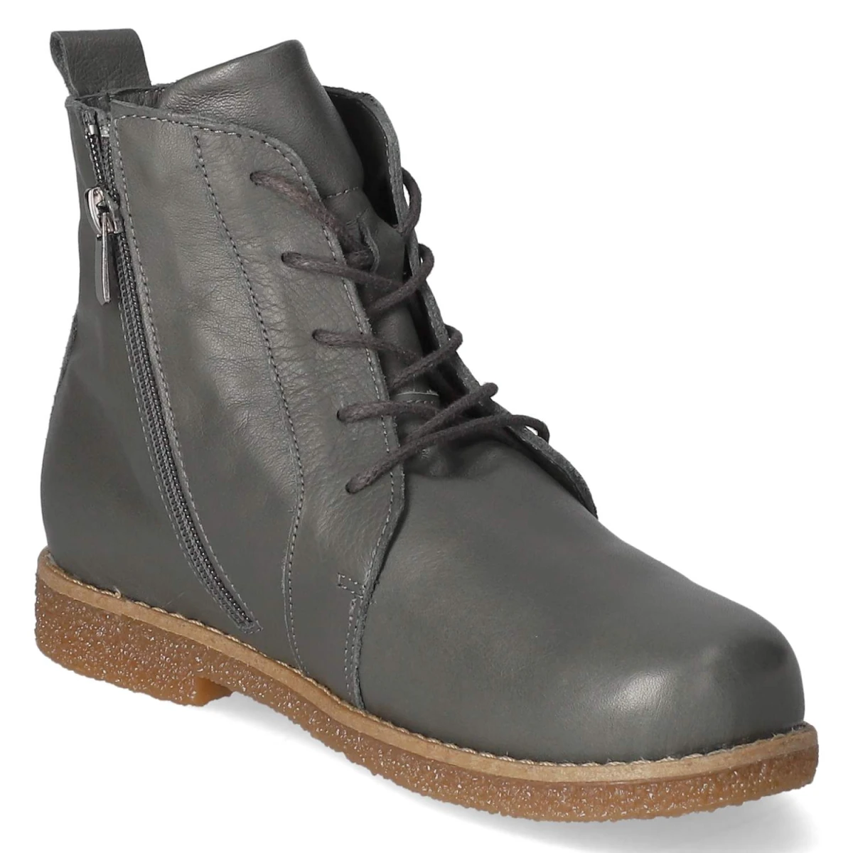 Schnürstiefeletten - schiefer