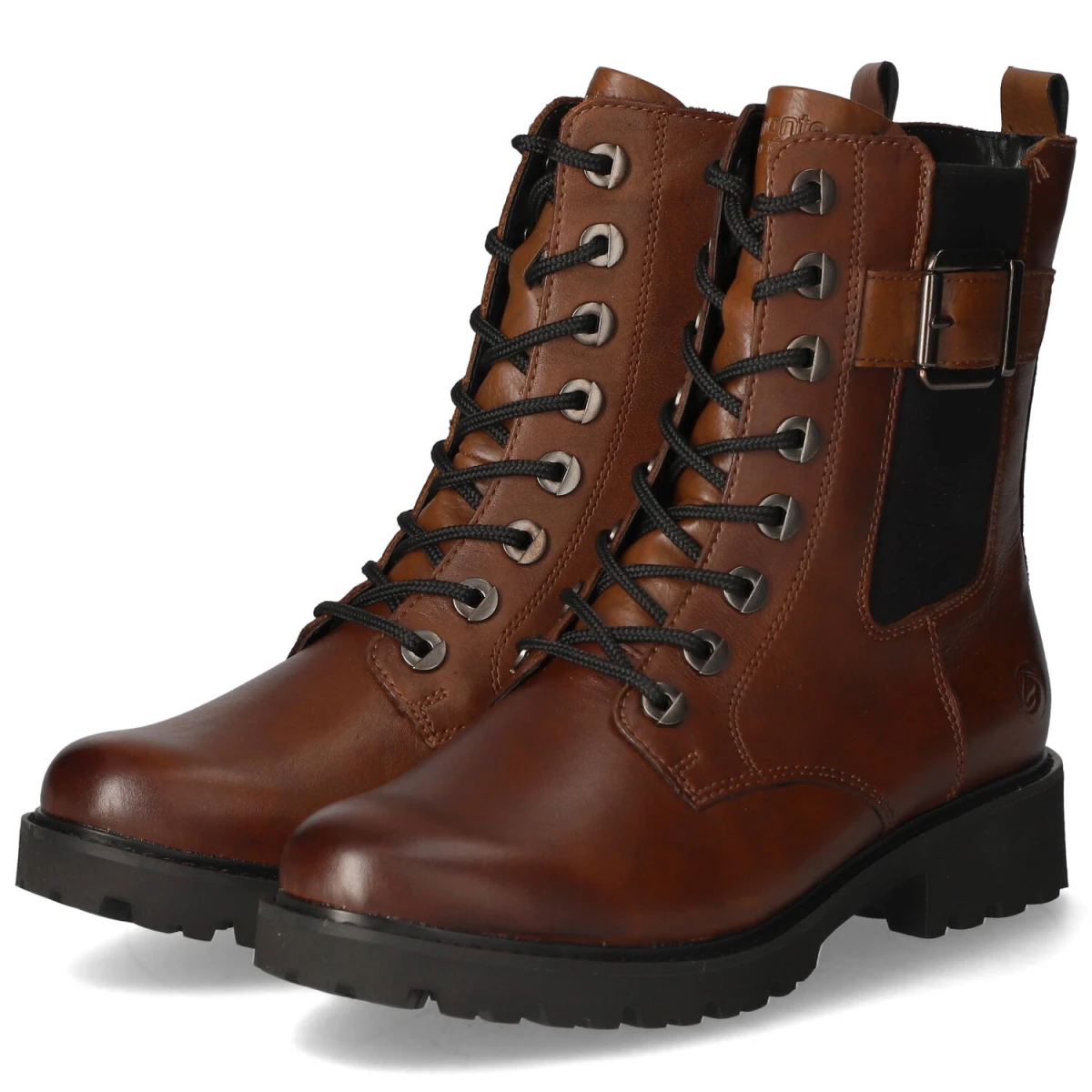 Schnürstiefeletten - chestnut/chestnut