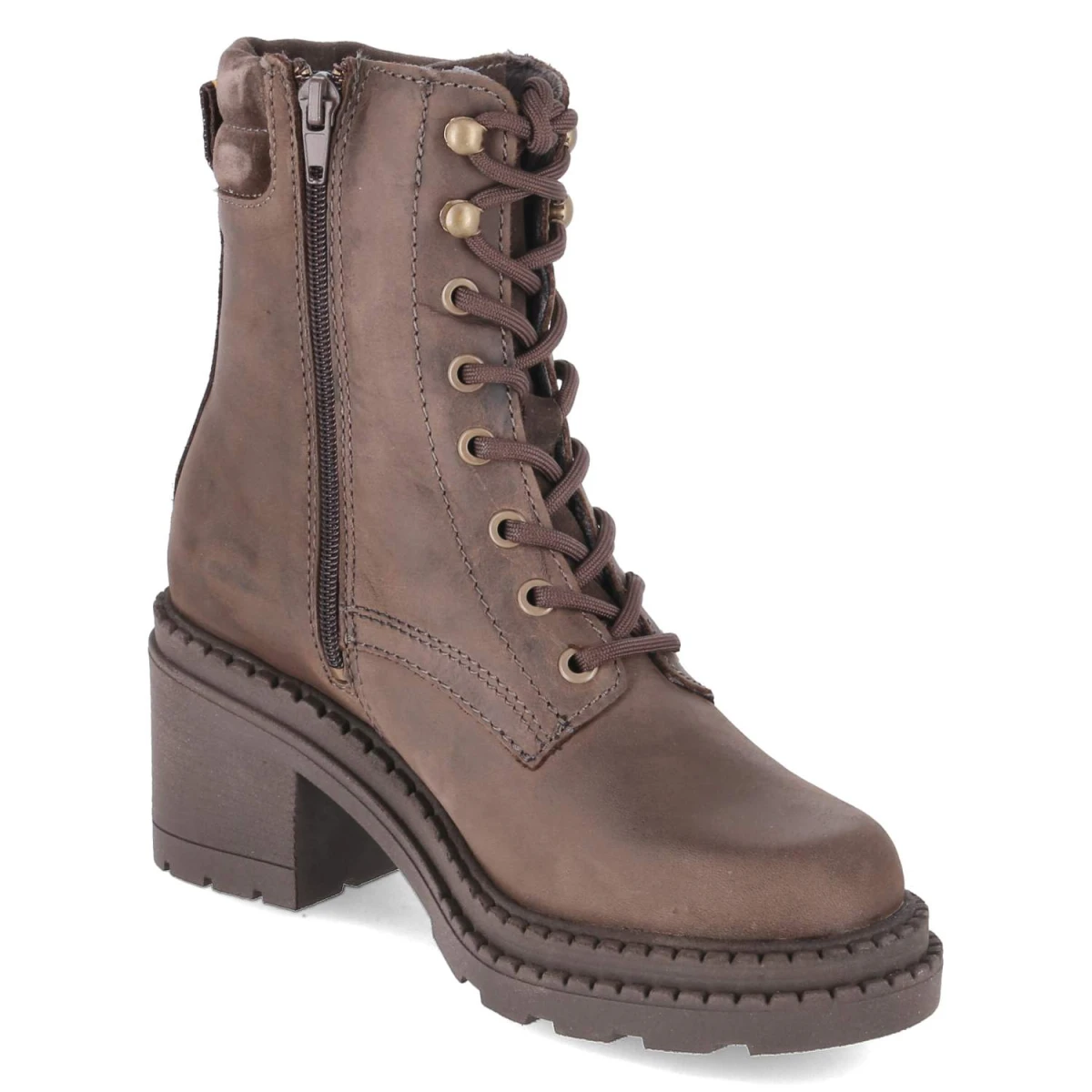 Schnürstiefeletten - brown